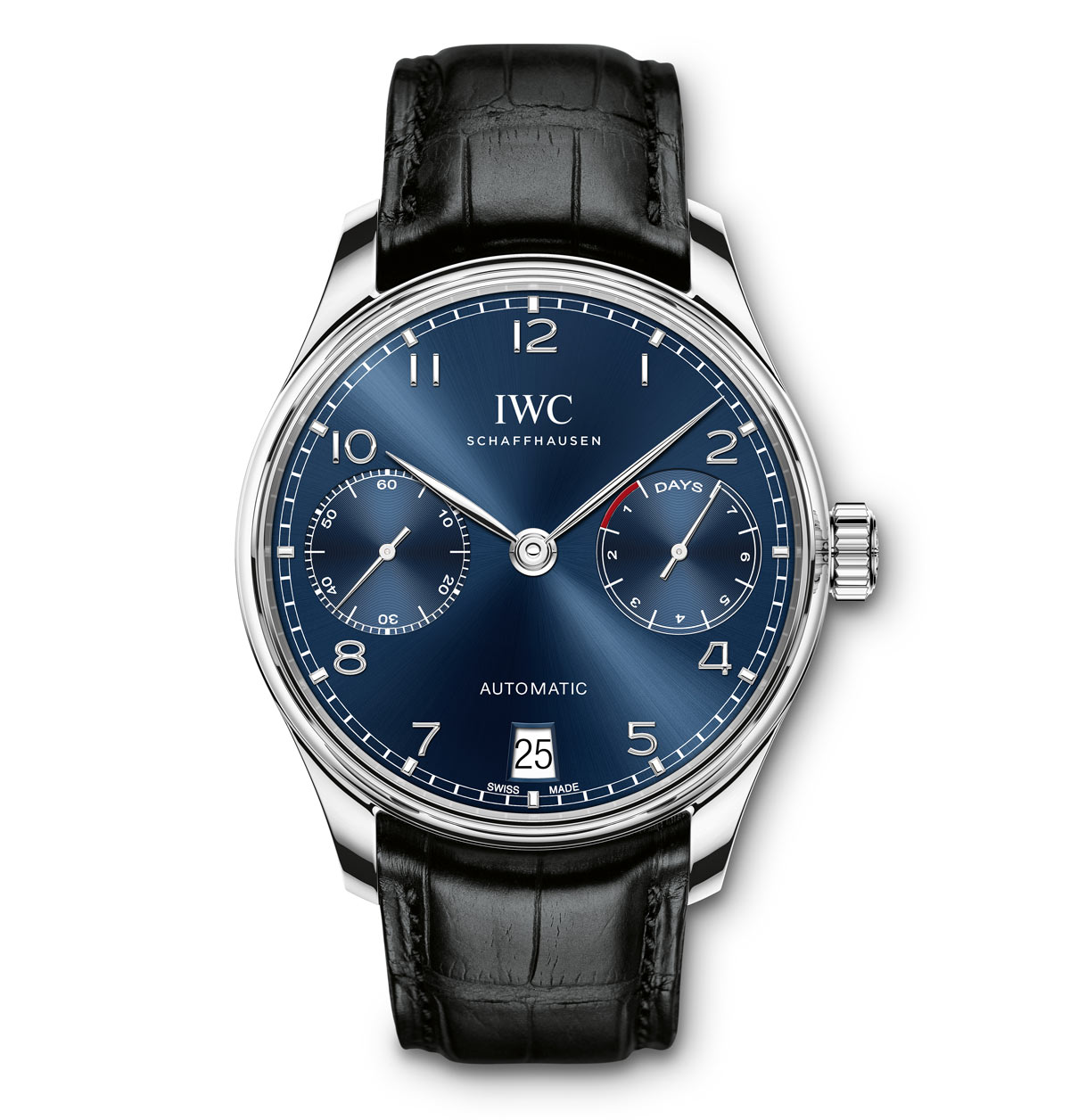 IWC Portugieser Automatic And Portugieser Chronograph Blue Dials iwc-portugieser-automatic-and-portugieser-chronograph-blue-dials