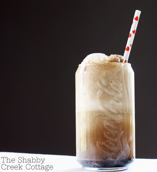 coca cola ice cream float