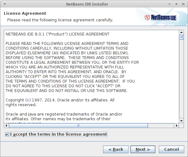 Netbeans License Agreement