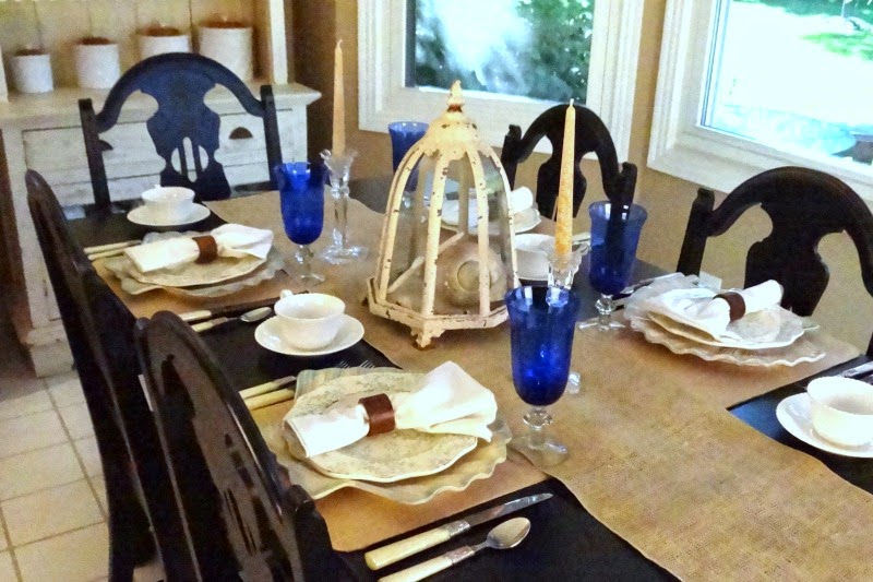 The Nest at Finch Rest: Farewell to Summer Nautical Tablescape