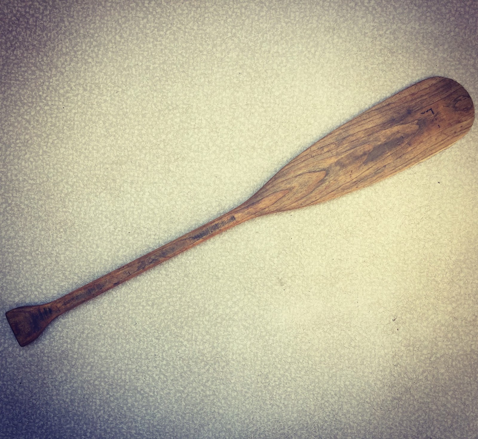 Era Antiques Vintage Solid Wood Canoe/Boat Paddle. 1960s. 100 OF THE