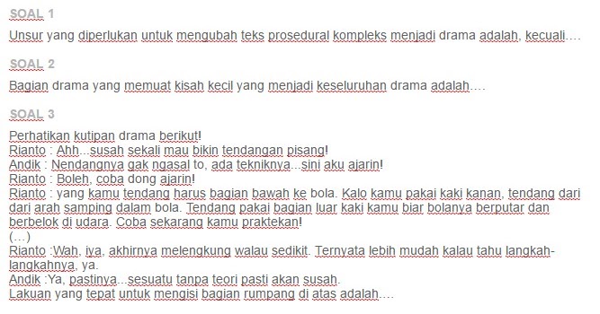 Contoh Soal Teks Procedure Yang Rumpang Blog Pendidikan Contoh Soal Teks Procedure Yang Rumpang Blog Pendidikan