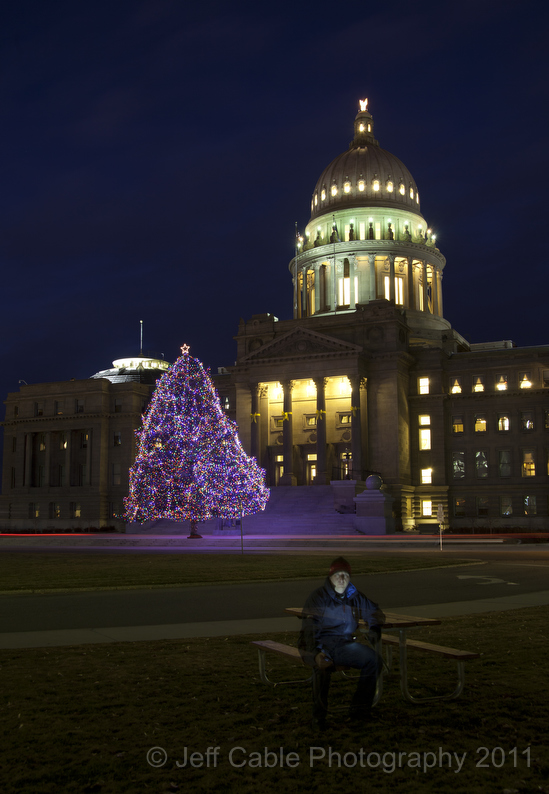 Jeff Cable's Blog Boise, Idaho Christmas lights around the capital