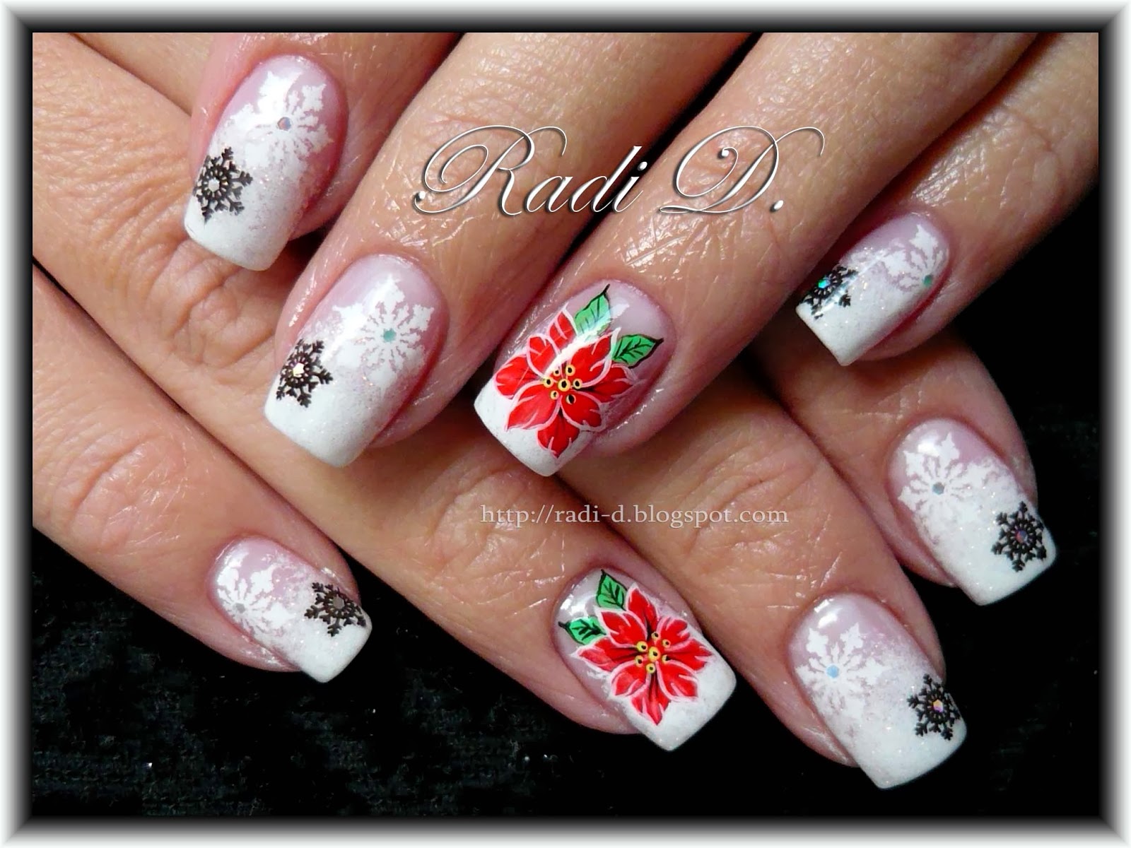 It`s all about nails: Snowflakes for White Christmas