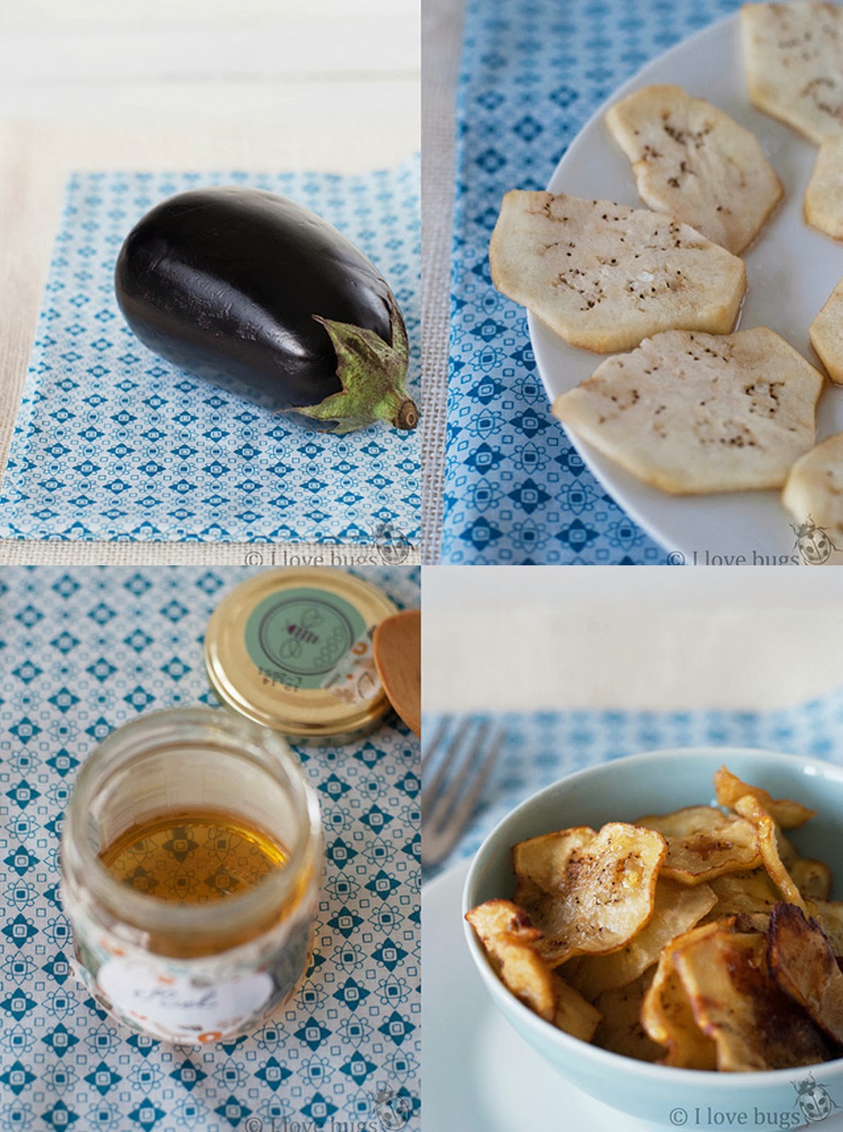 COCINA GLOBAL Chips de berenjena / Aubergine chips