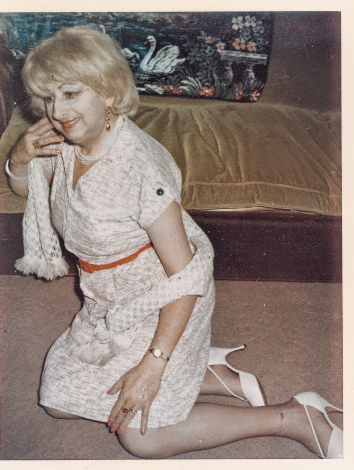 Crossdresser Boy Vintage Illustration - cc4xytg