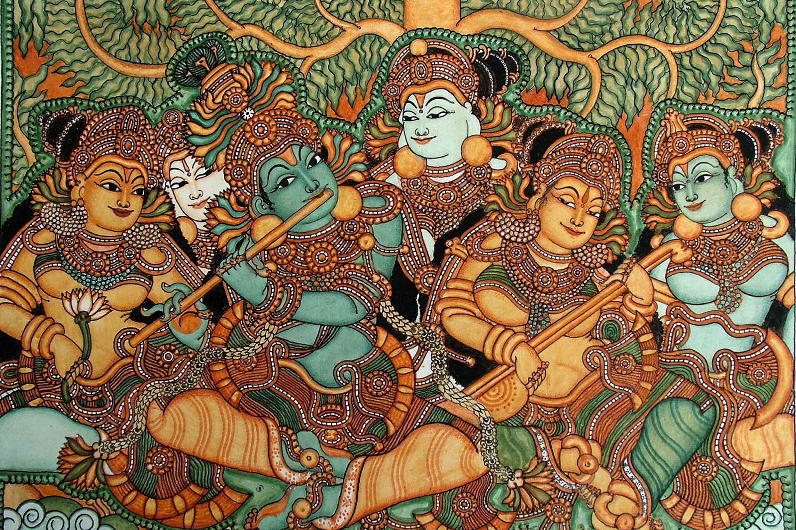 Heritage Of India Kerala Mural Paintings heritage-of-india-kerala-mural-paintings
