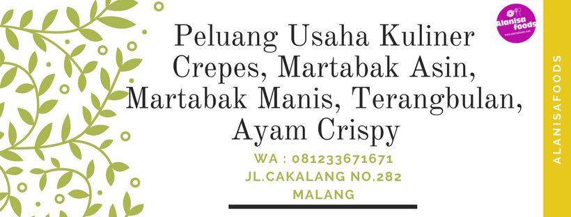 Peluang Usaha Rumahan Terlaris - Alanisafoods 081233671671 