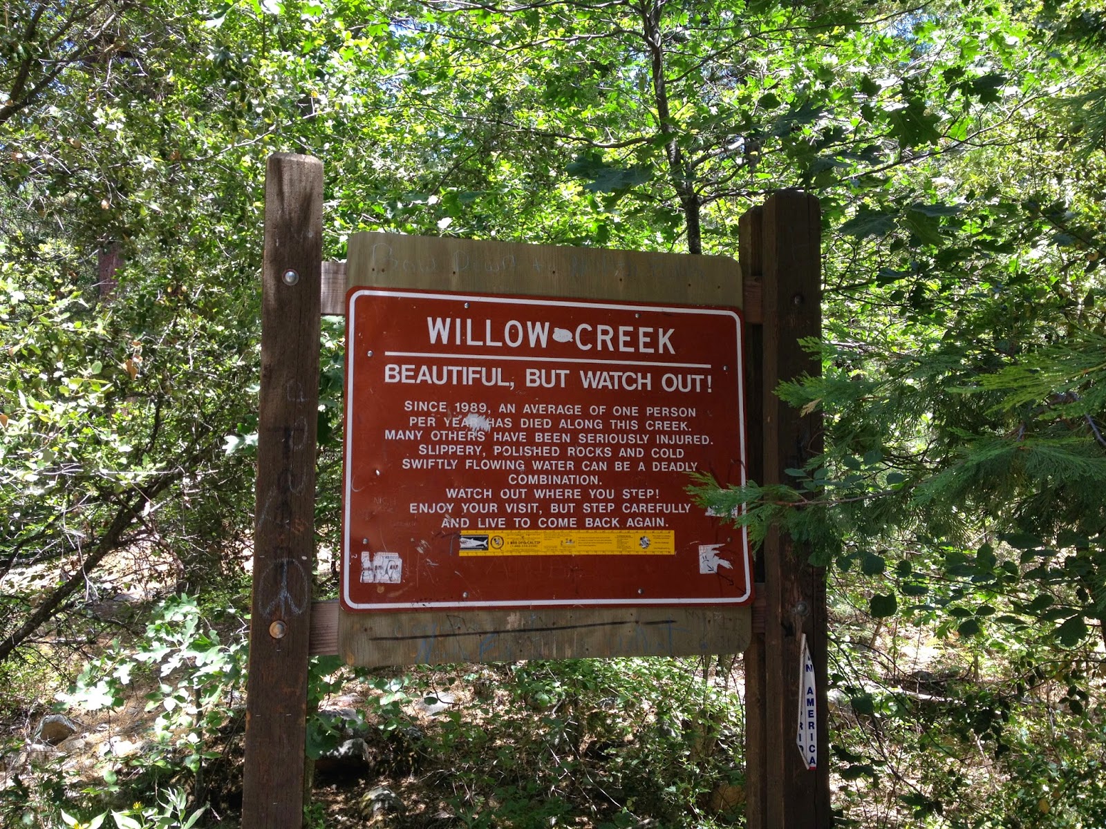 Angel Falls on Willow Creek. Oakhurst, California Adventures in