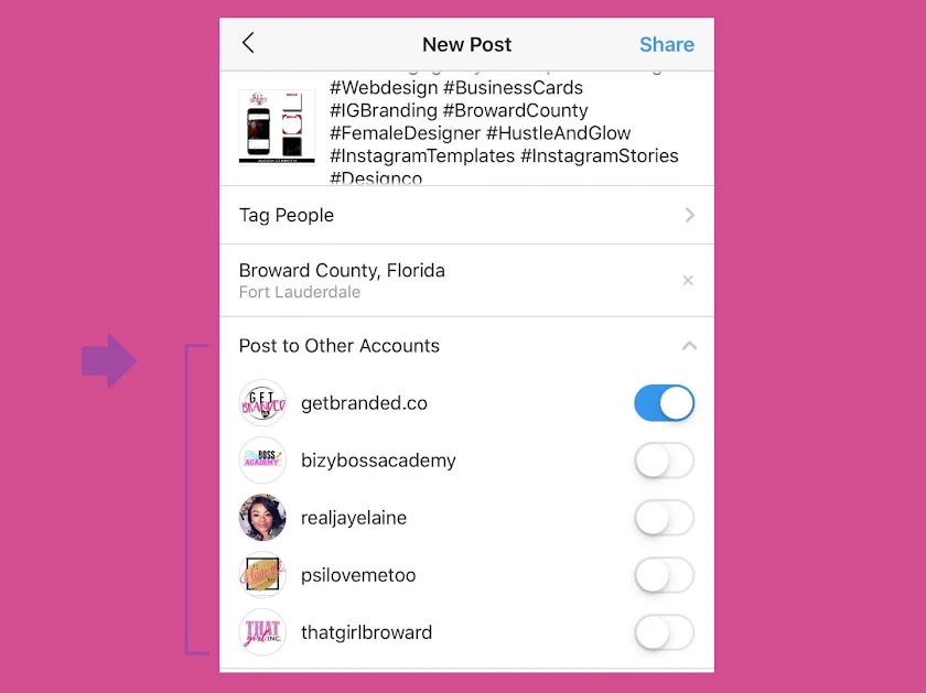 Rejoice social media influencers! Instagram now lets you regram a video or photo to multiple accounts