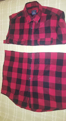 I Can Work With That; Refashions by Chickie W.U.: Buffalo Plaid Sleeves