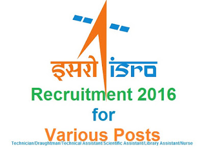ISRO Recruitment 2016