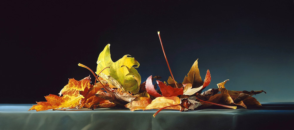 13-Autumn-Leaves-Tjalf-Sparnaay-The-Beauty-of-the-Everyday-Paintings-of-Food-Art-www-designstack-co