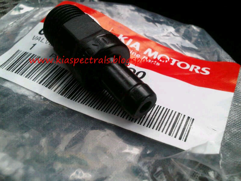 KIA SPECTRA Important of PCV valves