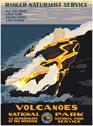 national park posters hawaii poster wpa volcanoes volcano parks steve thomas travel usa illustration ranger wee ones voyage craftsman studios