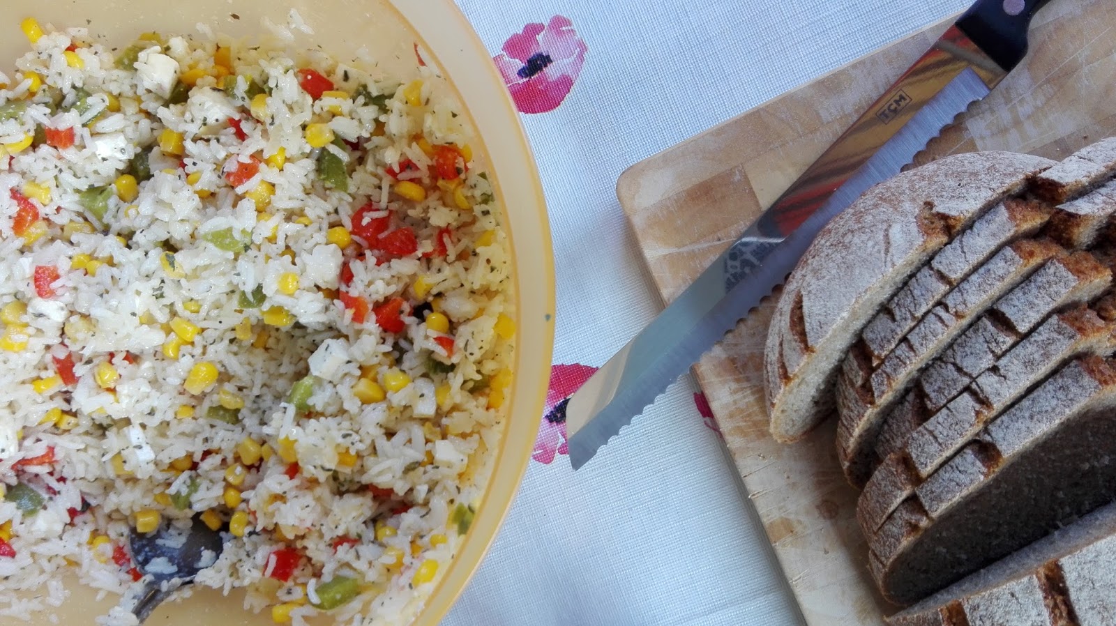 Bunter Reissalat mit Feta - Soni - Cooking with love