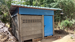 The completion of a new house for a widow in Tamil Nadu