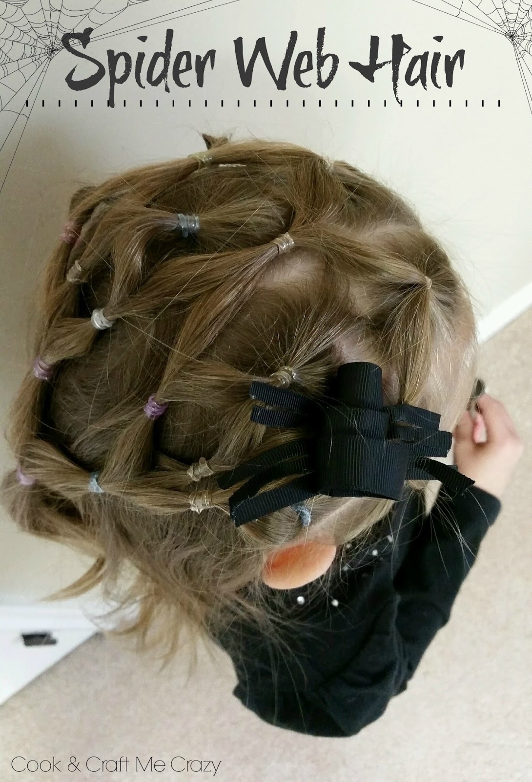 Cook and Craft Me Crazy: Spider Web Hair!