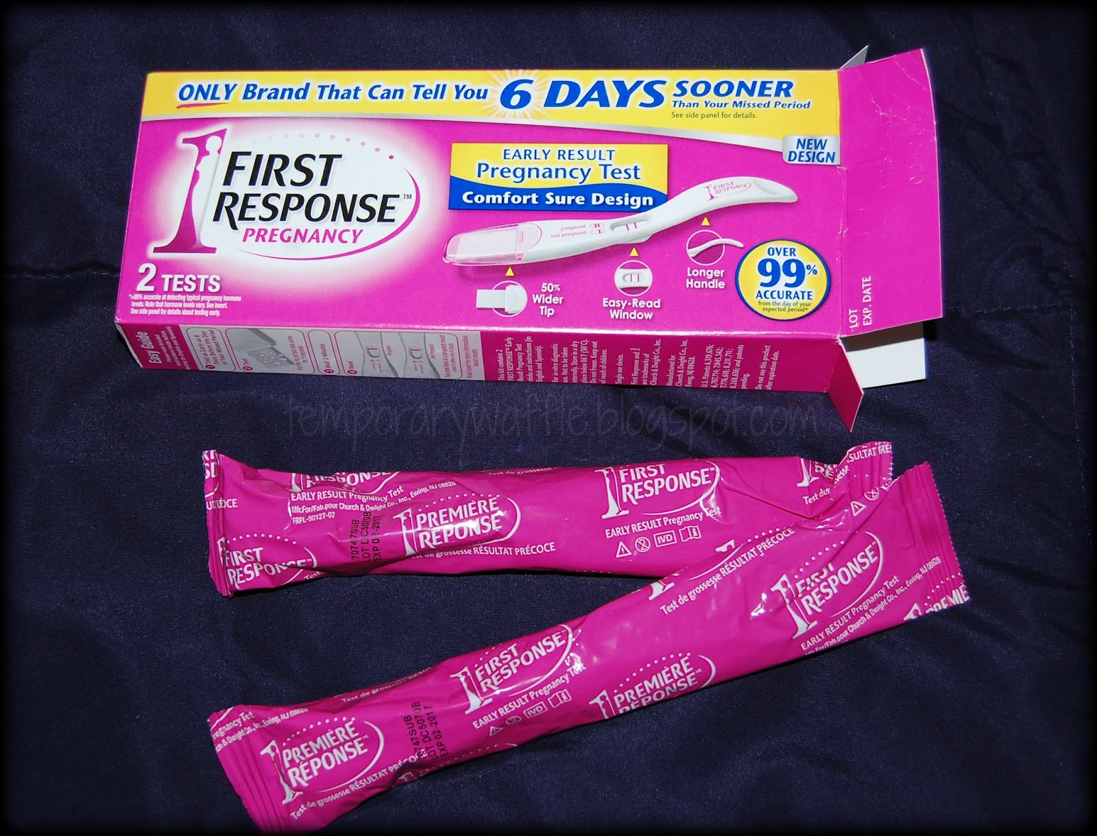 Temporary Waffle First Response Early Response Twist Pregnancy Test