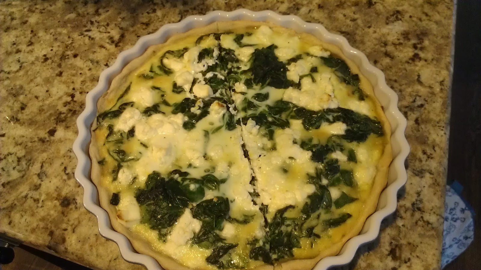 Goat Cheese Spinach Tart