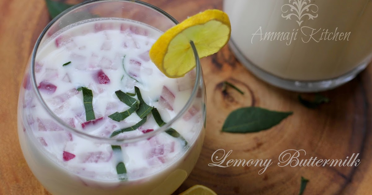 Lemon Buttermilk Nimmakaya Majjiga Indian Food Recipes Ammaji Kitchen
