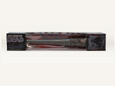 San Diego Comic-Con 2015 Exclusive The Walking Dead B&W Blood Splattered Lucille Vinyl Mini Replica Bat