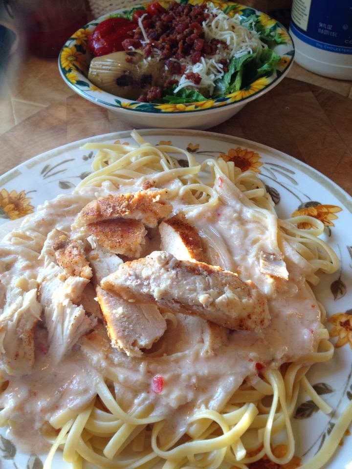 Grilled Chicken Sweet Chili Linguine