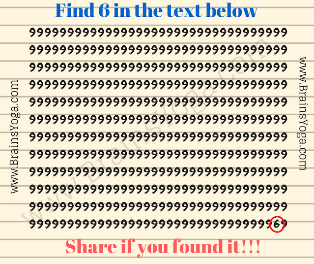 Picture Puzzle of Hidden Number-Answer