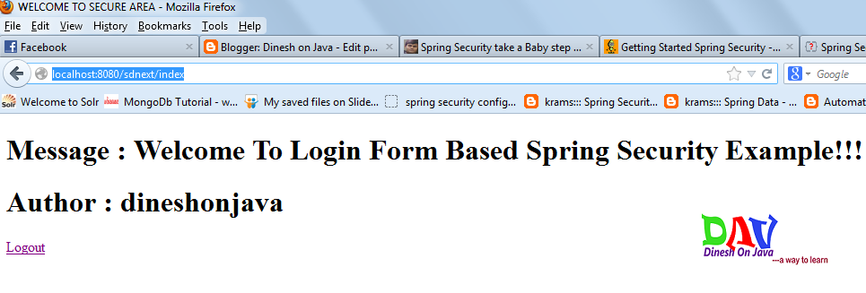 Spring Security Example