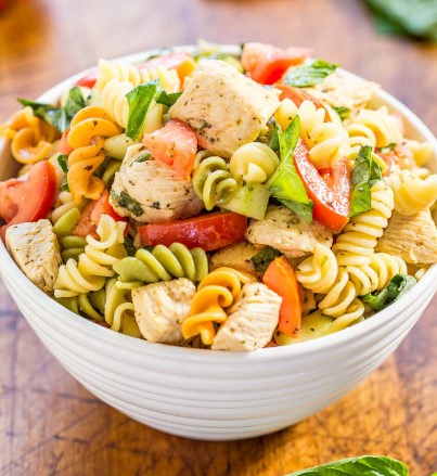 SKINNY CHICKEN PASTA SALAD SKINNY CHICKEN PASTA SALAD