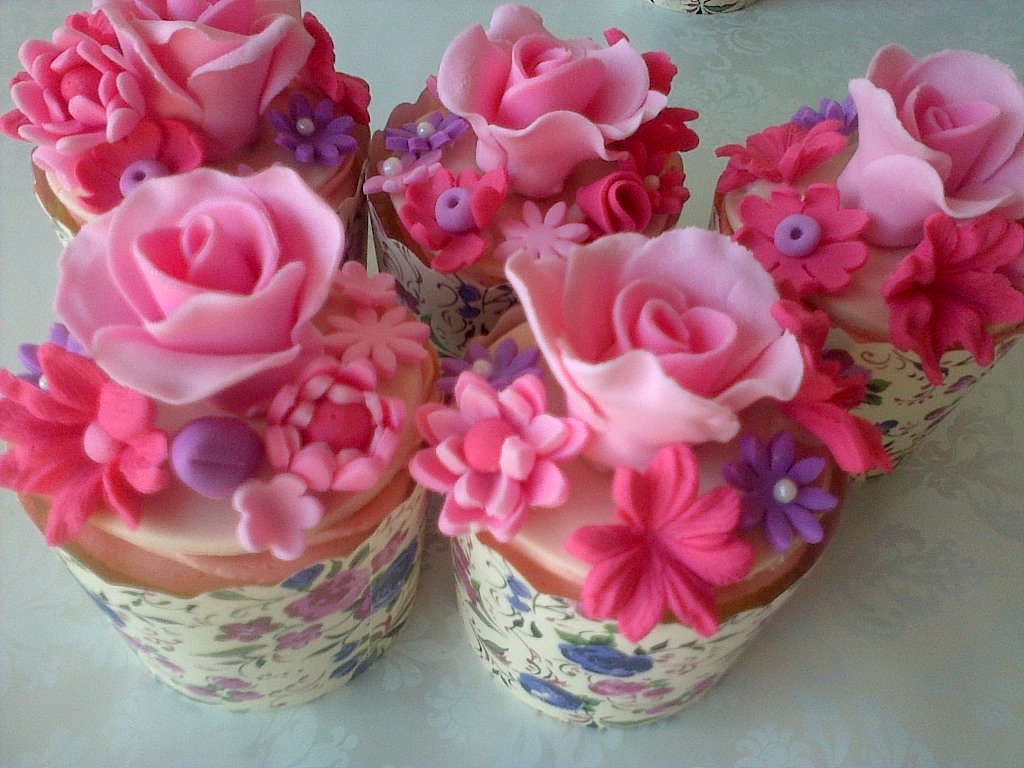 cupcake boutique durban Vintage flower cupcakes