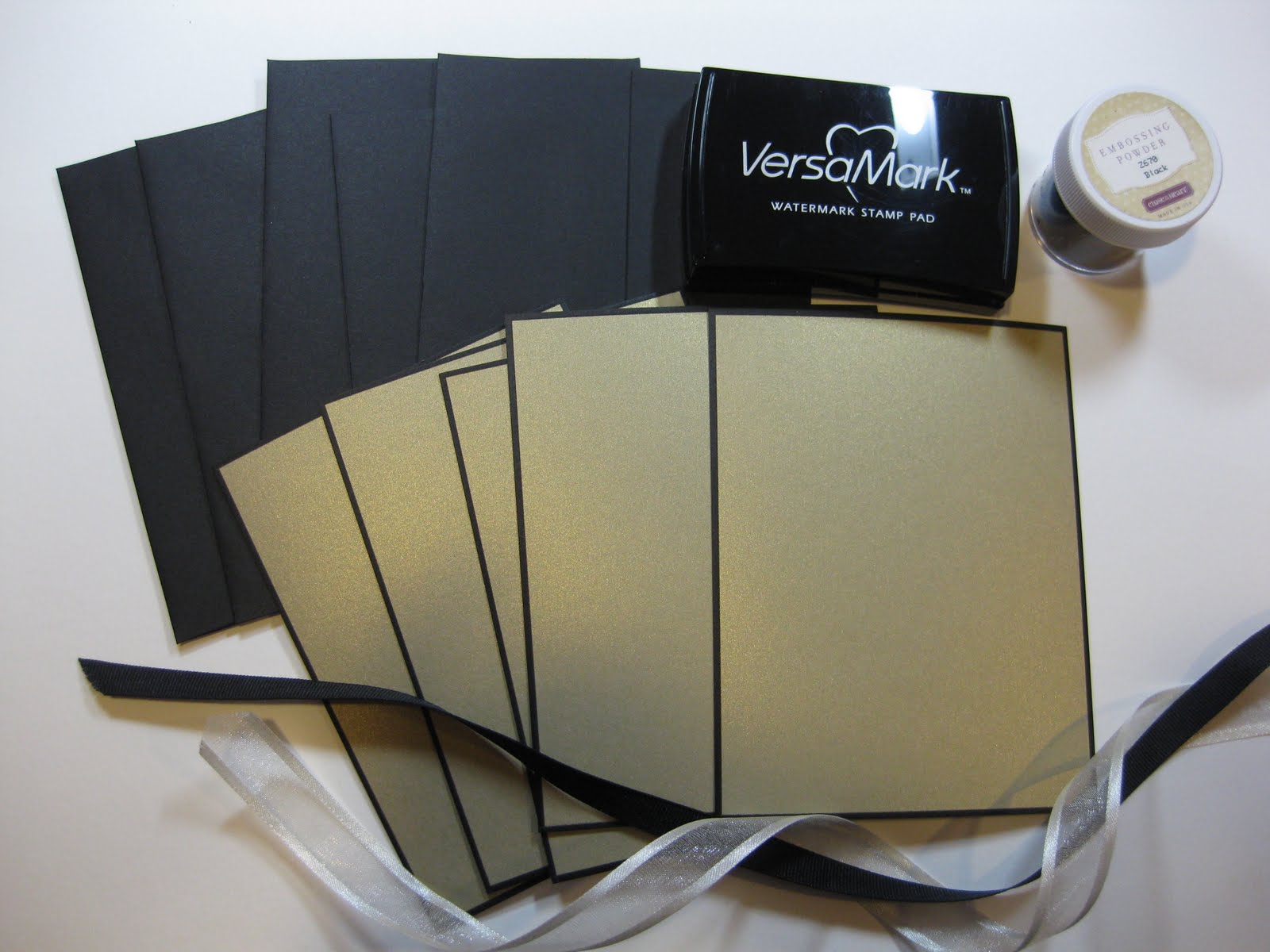 Simple, Elegant Notecards with Bordered Card Flats