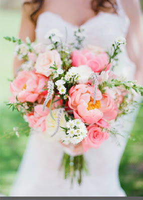 Pink wedding flowers ideas