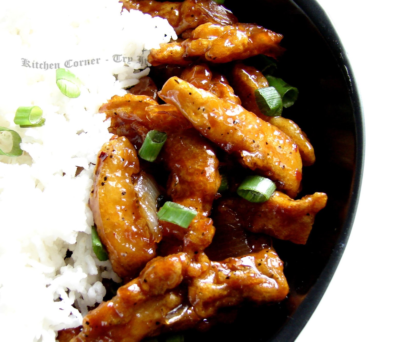 Kitchen CornerTry It Honey Bourbon Chicken
