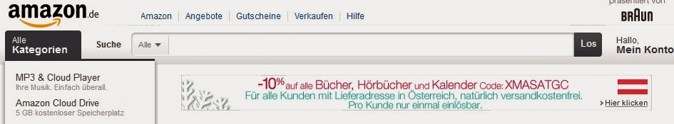 Die lästige Nachbarin: AMAZON: Gutscheine (Dezember)