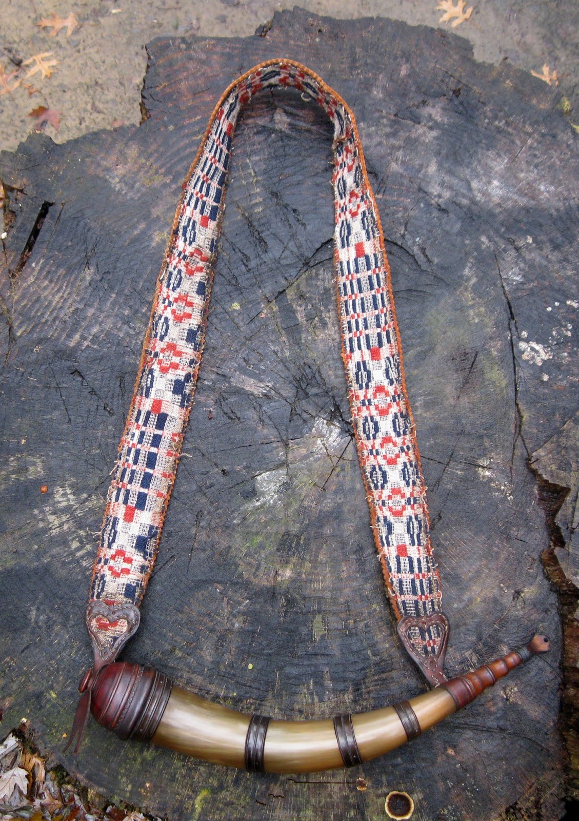 Contemporary Makers Powder Horn Strap for Shane Emig by Eric Ewing