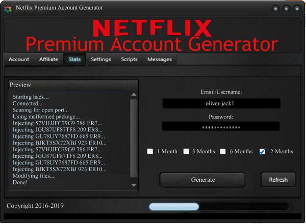 T me premium accounts. Netflix Generator.