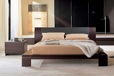 brown bedroom furniture with spacious rooms landscape