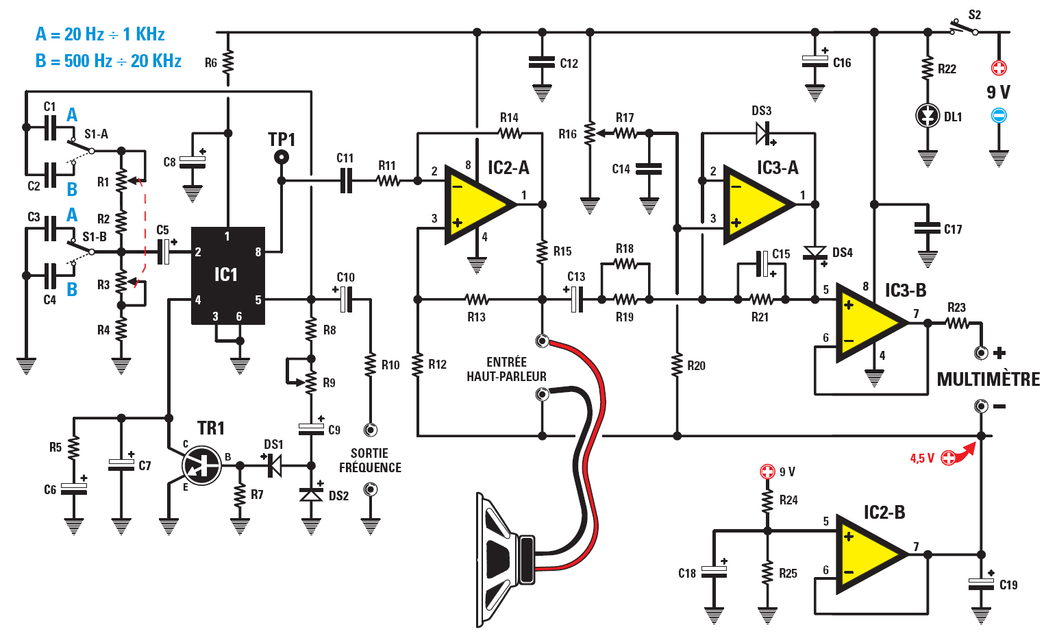 Schema voltmetre analogique