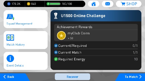 rewards permainan online PES 2018