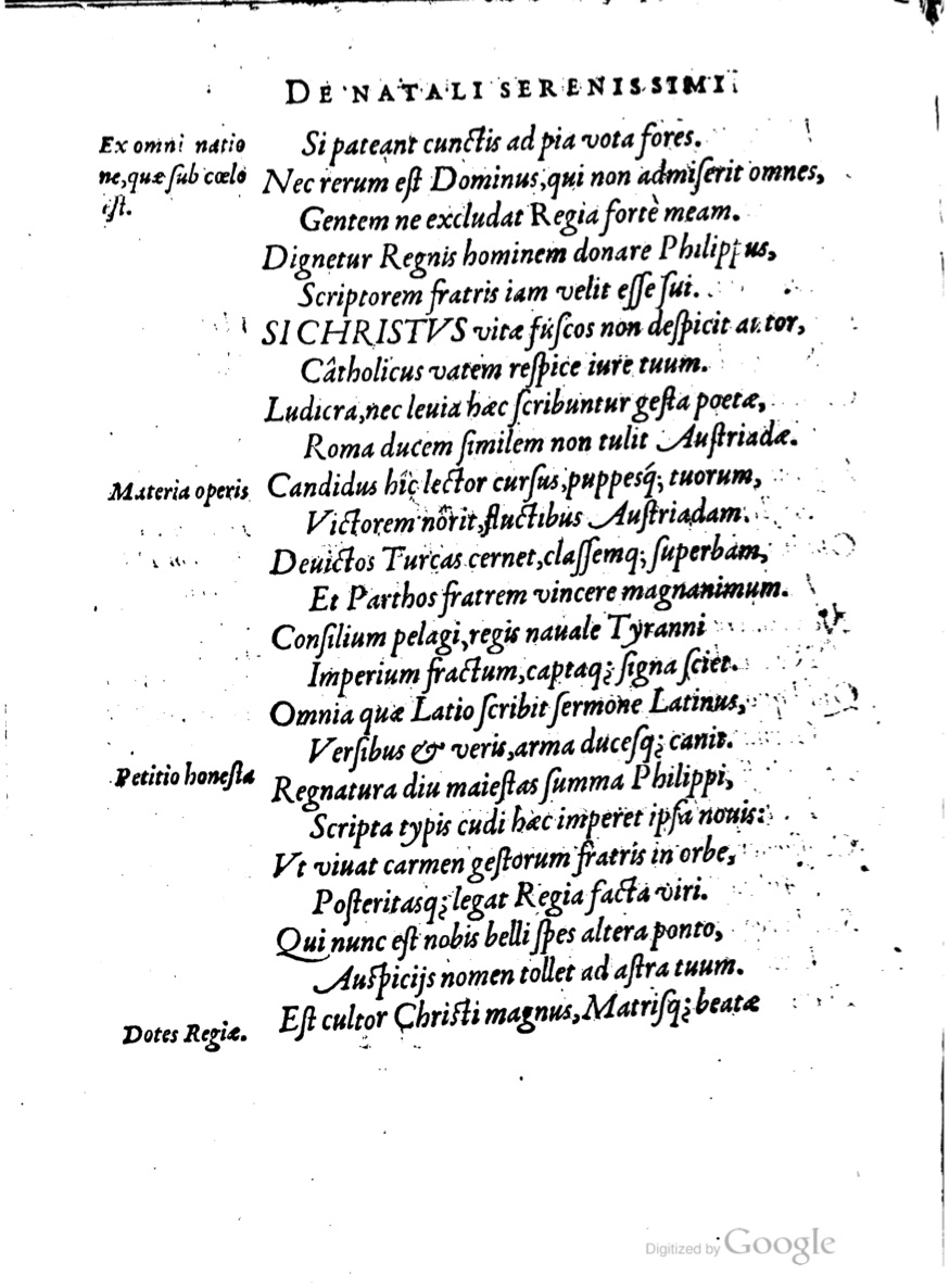 Renaissance Latin Poem of the Week 5. Juan Latino (Johannes Latinus