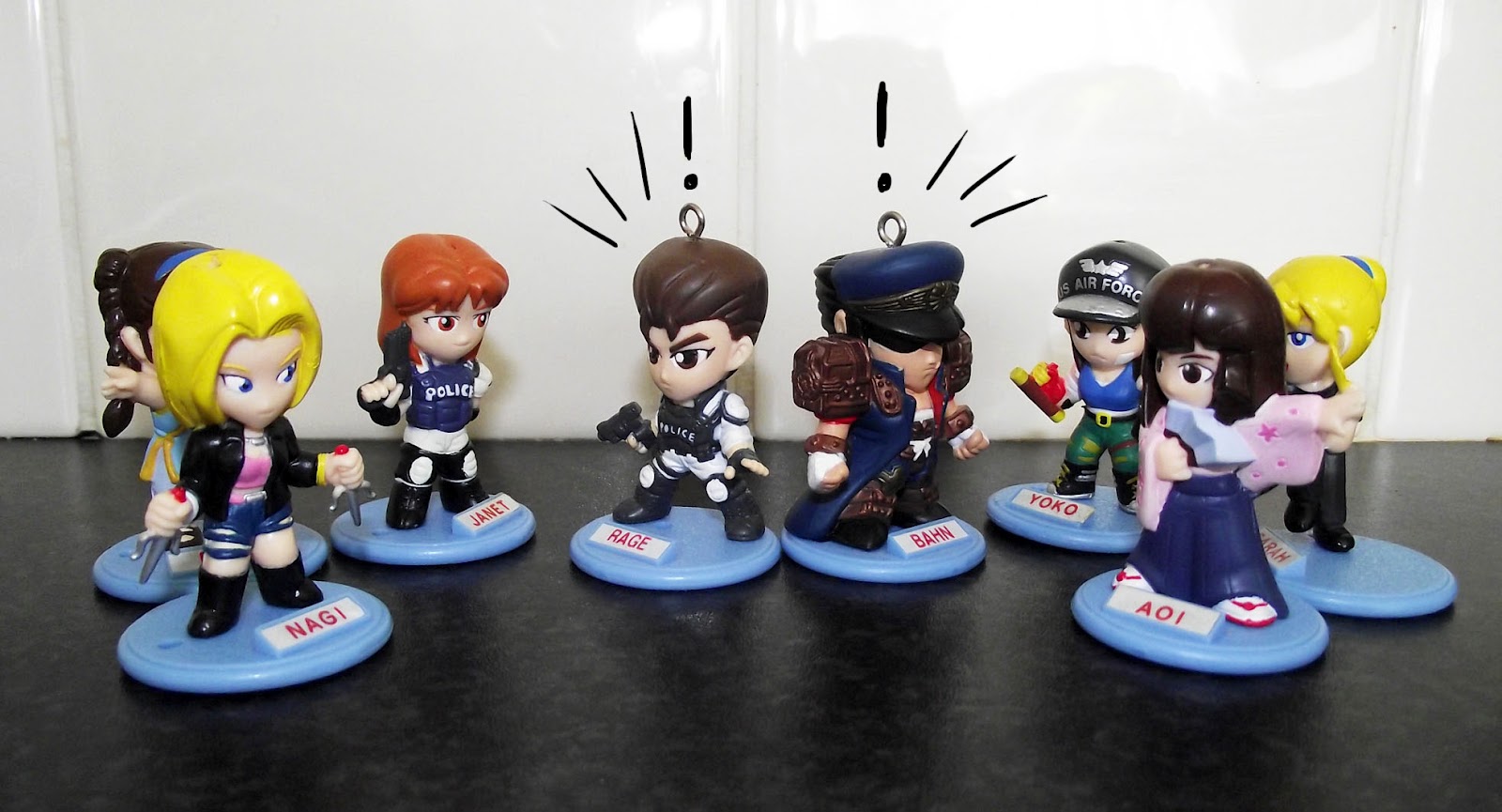 Sega Memories Sega Gals Keychain figures