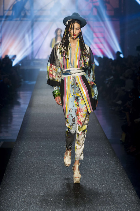 boy george homage Gaultier Spring 2013 Collection