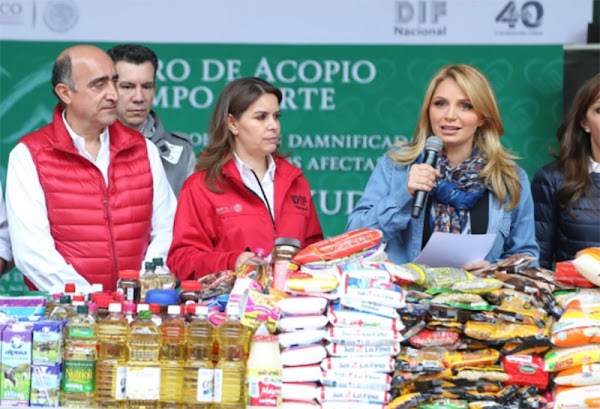 Angélica Rivera no dono dinero pero reconoce la unión de México para ayudar a Oaxaca y Chiapas Angélica Rivera no dono dinero pero reconoce la unión de México para ayudar a Oaxaca y Chiapas