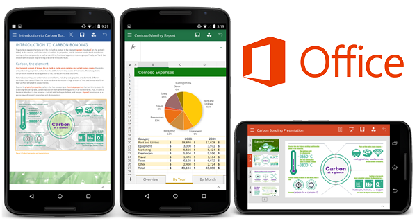 MS OFFICE PARA MÓVILES ANDROID