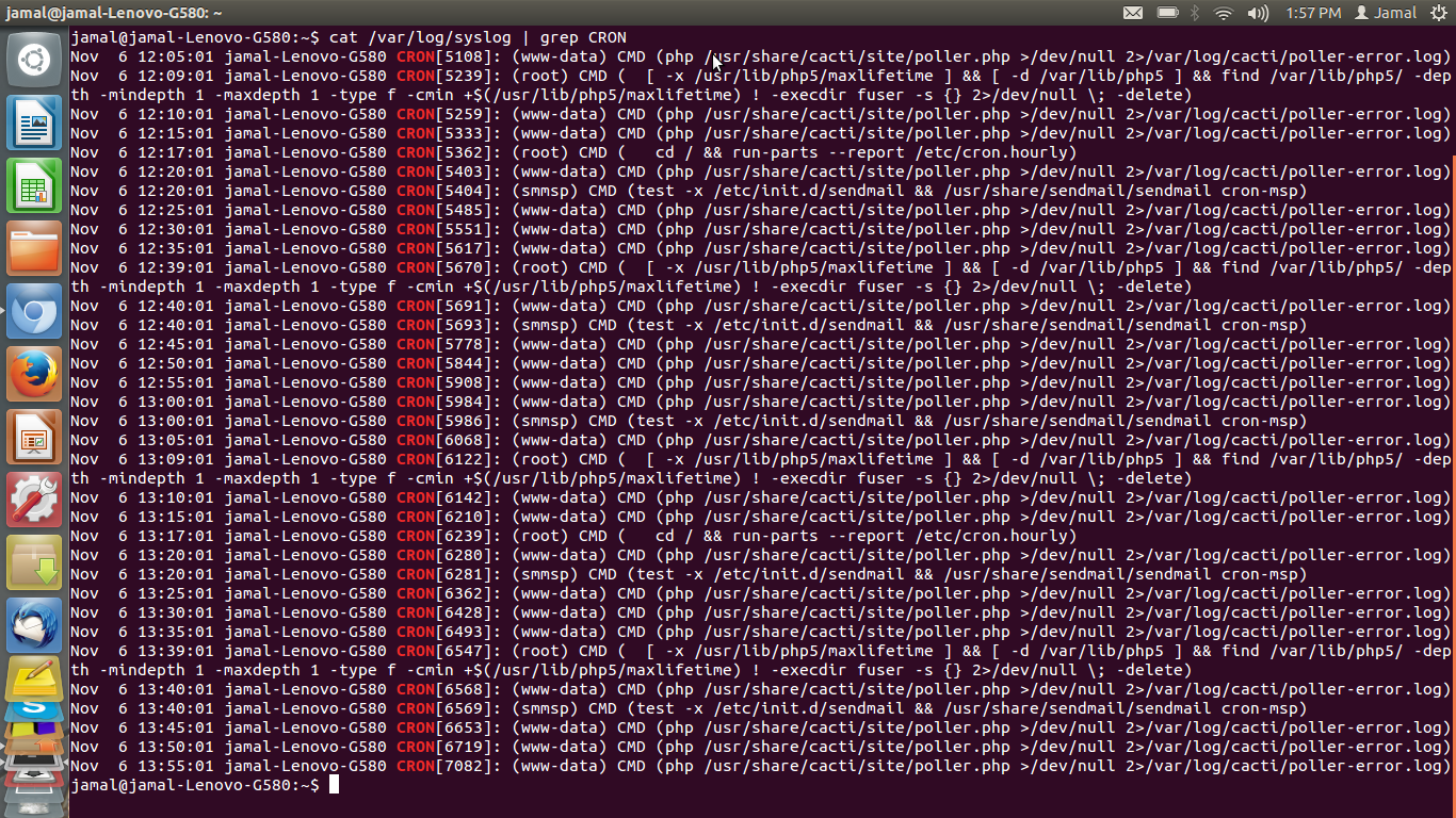 cron tutorial 2 logging