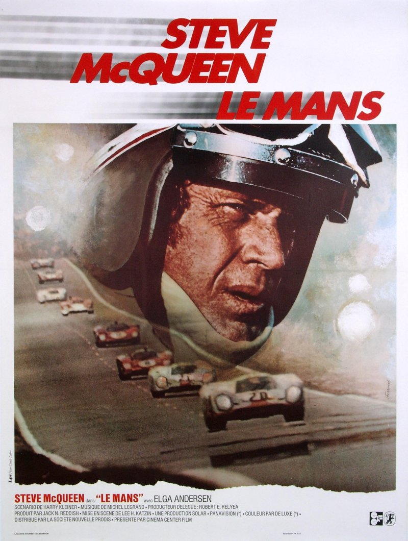 One Night Of Queen Le Mans Car Art Blog: Steve McQueen Le Mans Poster