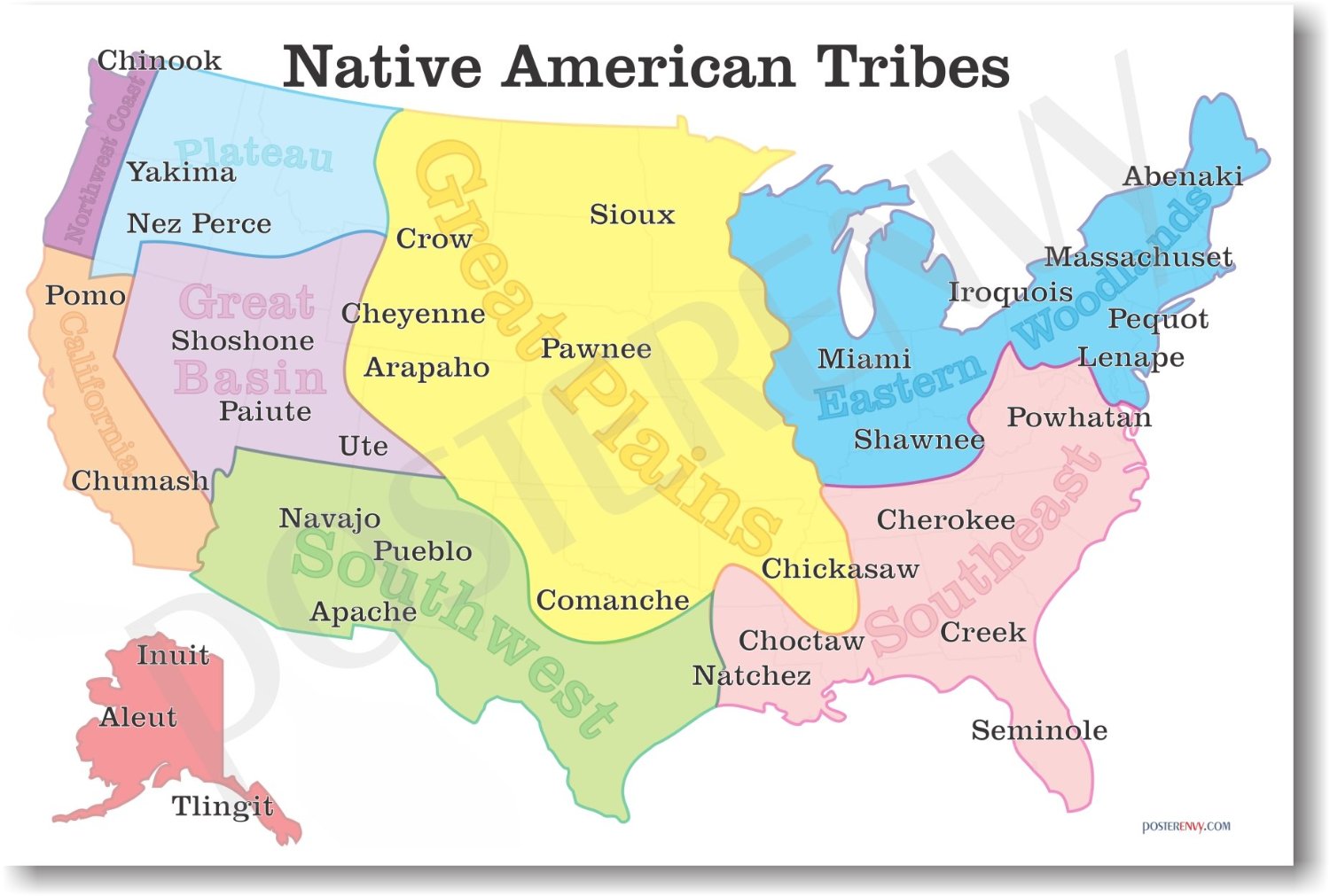 Us Tribes Map