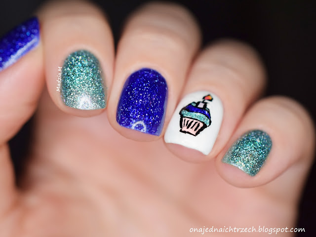 My nails blog: My Birthday nail design