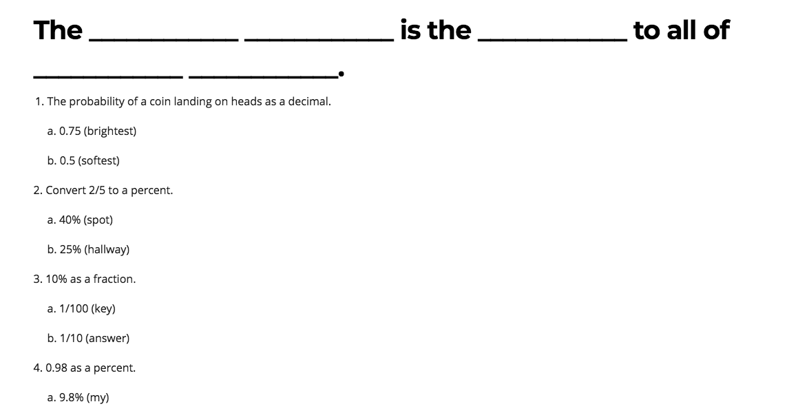 Mrs. Welch Knows Crack the Code Digital Escape Room